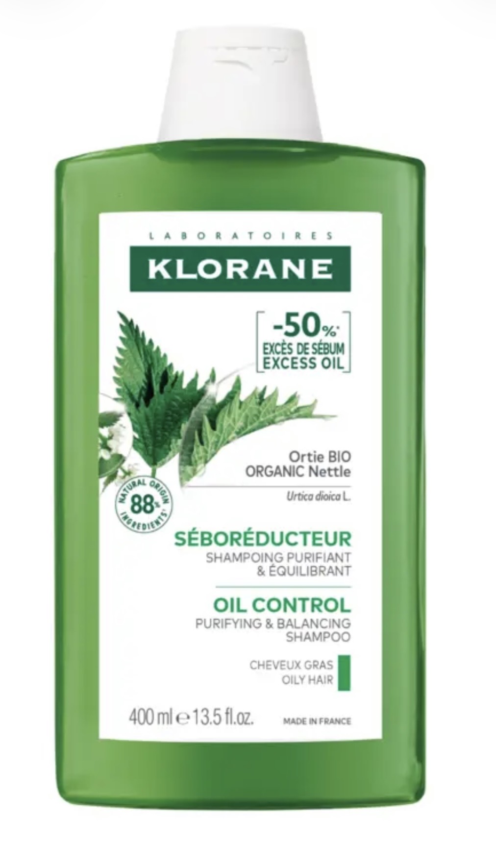 Klorane Oil Control Shampoo with Organic Nettle