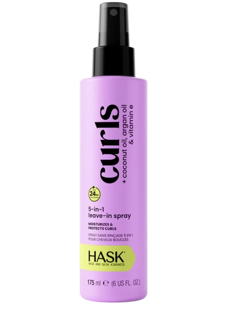 HASK Curls + Coconut Oil, Argan Oil & Vitamin E 5-in-1 Leave-In Spray