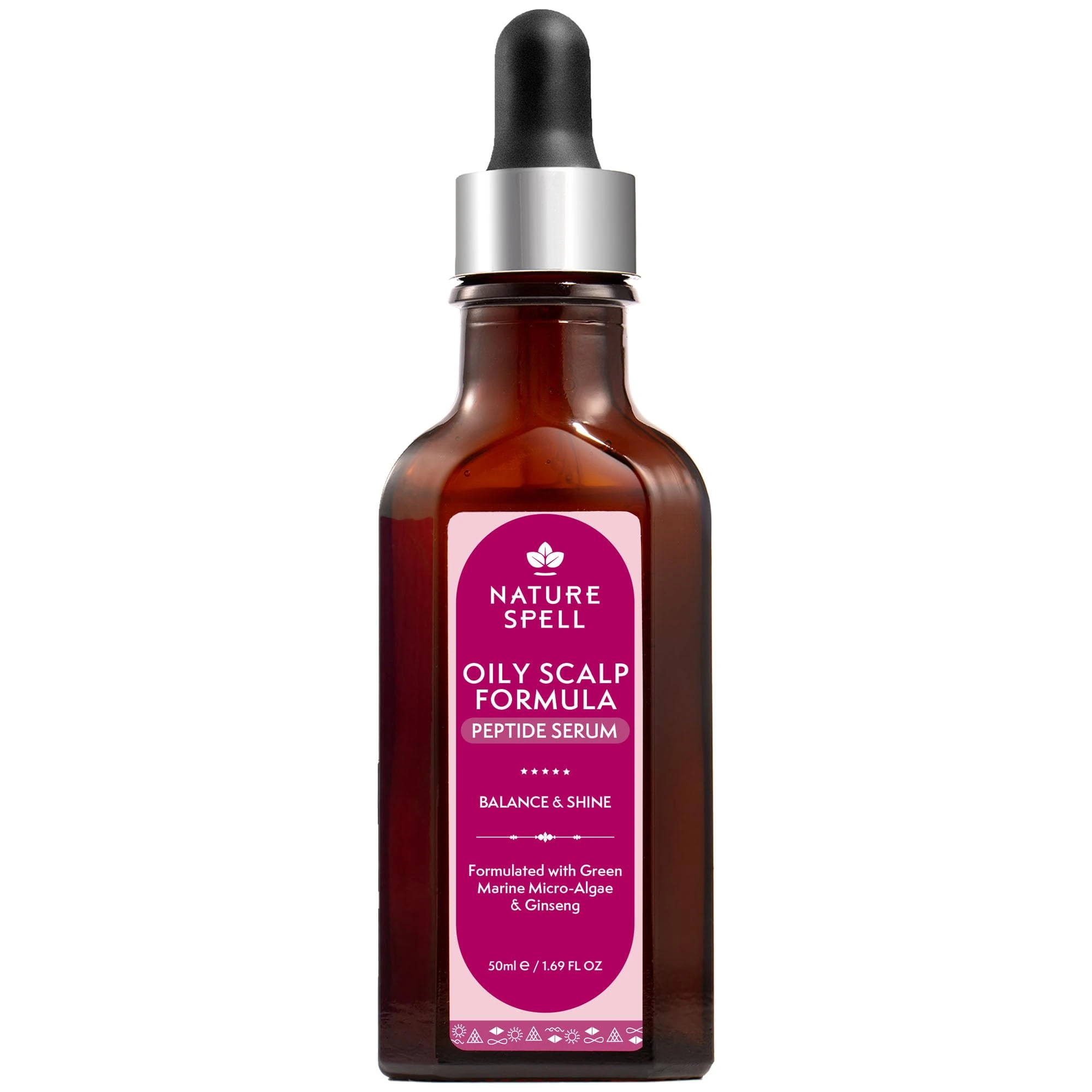 Balance & Shine Peptide Serum for Oily Scalp with Ginseng & Witch Hazel