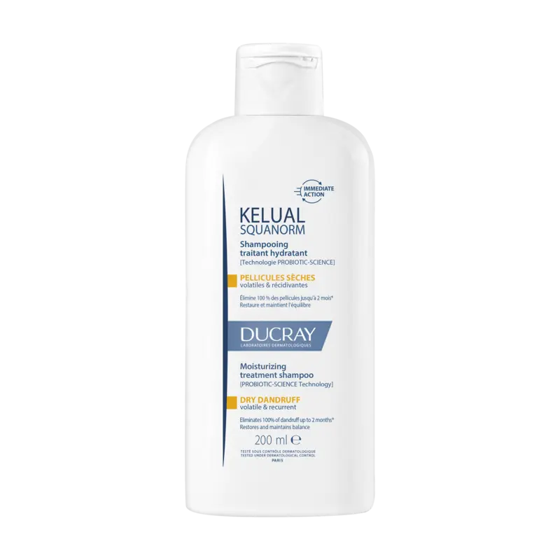 Ducray Kelual Squanorm Moisturizing Treatment Shampoo - Dry Dandruff